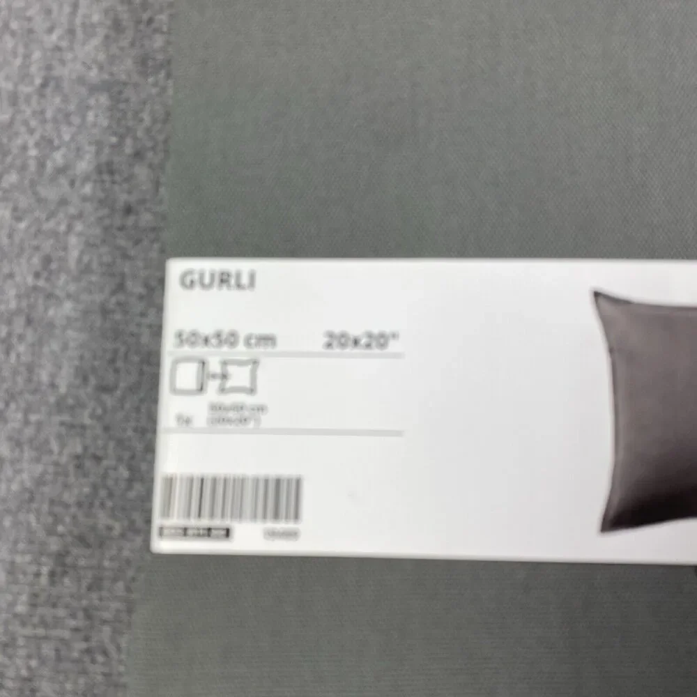 IKEA Gurli Gray Pillow 20”x 20” Cushion Cover 100% Cotton Set Of 3 NEW